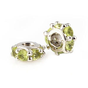 Luxury trendy wholesale 925 sterling silver <b>amethyst</b> gemstone charms connector wholesale factory price suppliers - Product Image 4