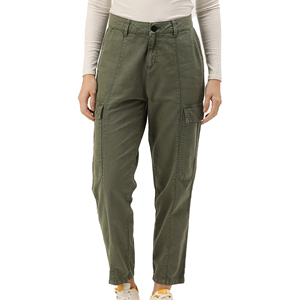 Clear Formal Style Womens Breathable <b>Summer</b> Cargo <b>Pant</b> Made for Relaxed Comfort with Smart Structure and Simple Visual Appeal - Product Image 1