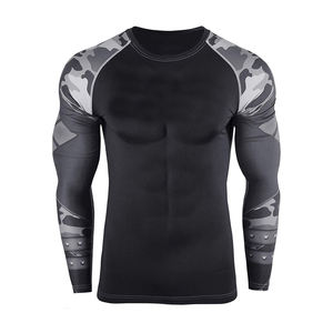 Factory Custom Mma Men Women <b>Rashguards</b> Bjj-rash-guard Tight Fitting Long Sleeves - Product Image 5