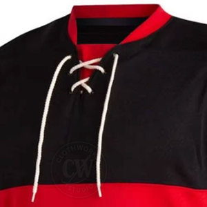 Jersey de Hockey sobre Hielo para Adultos de Primera Calidad, Servicio OEM, 100% Poliéster, Transpirable, de Secado Rápido, Color y Logotipo Personalizables, Superventas - Product Image 5