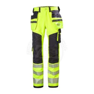 Water-Resistant Reflective Safety Workwear High Visibility Jacket Suit Pants Fluorescent Orange <b>Traffic</b> Security ANSI Class 1 EN - Product Image 6
