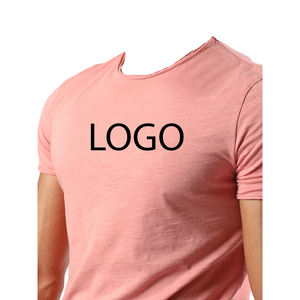 เสื้อยืดลำลองแบบเรียบง่าย ผ้าฝ้ายแท้ 100% คุณภาพสูง ผลิตตามแบบ OEM สำหรับทุกเพศ ระบายอากาศได้ดี เป็นมิตรกับสิ่งแวดล้อม แห้งเร็ว - Product Image 1