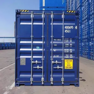 Kualitas tinggi digunakan kontainer pengiriman untuk dijual 20 dan 40 kaki digunakan pengiriman wadah bersih kering 20ft 40ft 40HC baru contai kosong