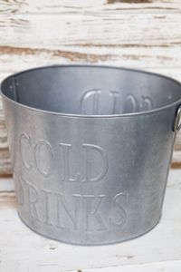 Proveedor de fábrica, enfriador de vino de acero inoxidable, Cubo de champán con mango medio, bañera de bebida de Metal para fiesta en Bar - Product Image 6