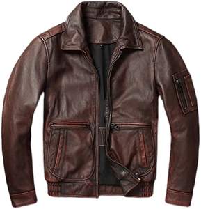 แจ็กเก็ตหนังธรรมชาติที่เหมาะสำหรับฤดูใบไม้ผลิ - Product Image 5