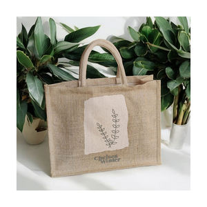 Meilleur sac de jute de qualité avec fermeture de couverture de style de mode de broderie pour l'utilisation de maquillage prix de gros indien! Achetez maintenant! - Product Image 1