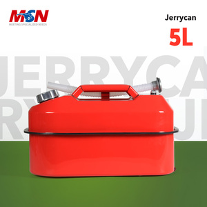 Bidon à carburant MSN SM184 fiable en acier laminé à froid de 5 L, 0,8 mm, revêtement poudré, pour diverses matières combustibles - Product Image 2