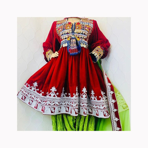 Meilleure Qualité Robe Kuchi Traditionnelle Afghane Robe Kuchi Afghane Robe Kuchi Vintage à vendre - Product Image 5