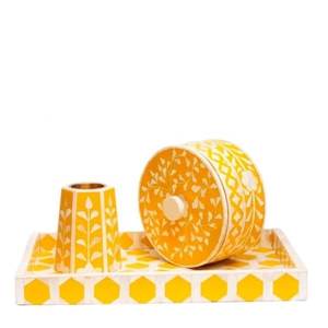 Ensemble de brûleur d'encens Bakhoor de Style arabe boîte à plateau incrustation d'os/vadrouille avec accessoires de décoration de maison au parfum de bois de santal - Product Image 6