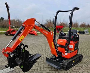 Miniexcavadora Compacta Kubota U10-5 con Giro Cero de Cola, Microexcavadora Diésel con Hidráulica Auxiliar - Product Image 1