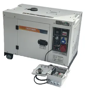 50/60Hz 10kva10kw im lặng Máy phát điện nhỏ Máy phát điện diesel