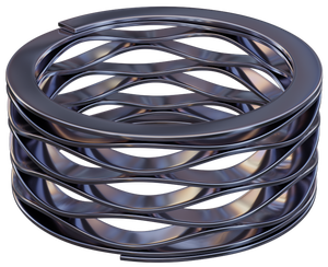 Resorte ondulado personalizado AISI 4161H aleación UNS H41610 ASTM A29 ASTM A304 AISI 4161H EN 10089 DIN 1,7241 JIS G4801 SUP13 BS805A60 - Product Image 3