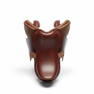 Selle de cheval en cuir de qualité supérieure pour une conduite confortable, équipement équestre durable, selle de saut - Product Image 3