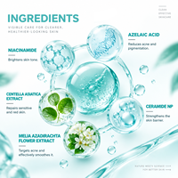 Sérum Fraîcheur à l'Acide Azélaïque 10% et Niacinamide pour Peaux à Tendance Acnéique : Affine les Pores, Contrôle le Sébum et Unifie le Teint (Vente en Gros)