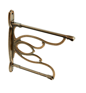 Soporte de estante de hierro chapado en oro montado en la pared Soporte de pared metálico más vendido Decoración de oficina y uso de garaje - Product Image 1