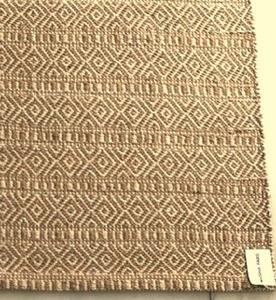 Directo de fábrica 100% Alfombra de área tejida plana de yute Patrón de rayas moderno Personalizable Oficina en el hogar Uso interior Colores naturales - Product Image 4