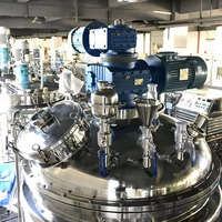 Réacteur d'émulsification sous vide de type fixe ESKO pour la fabrication de crèmes cosmétiques, lotions, gels et shampoings