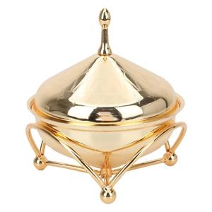 Plat en acier inoxydable martelé avec couvercle, écologique, couleur et taille personnalisables, vaisselle design pour la maison, l'hôtel, le restaurant - Product Image 4