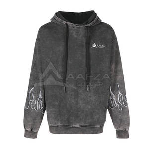 Sudaderas con Capucha Casuales para Hombre, Lavado Ácido, 100% Algodón, Sudaderas de Invierno, Diseño Sólido, Transpirables, de Secado Rápido, Personalizables, al por Mayor - Product Image 3