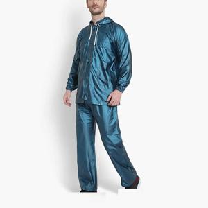 Vêtements d'entraînement de jogging personnalisés Veste coupe-vent et pantalon de survêtement zippé Survêtements coupe-vent en nylon avec logo personnalisé pour hommes - Product Image 2