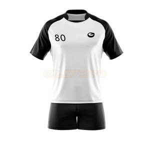 Tenues de rugby pour adultes de couleur personnalisée, respirantes, à séchage rapide, 100% polyester, équipe personnalisée, haute qualité, best-seller, nouvelle arrivée - Product Image 1