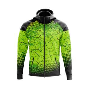 Sweat-shirts vert clair HIC 2025 pour hommes en molleton de coton 450 g/m² lourd respirant automne surdimensionné logo personnalisé - Product Image 1