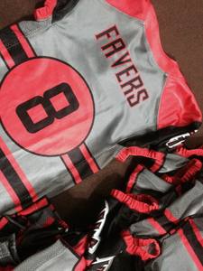 ชุดฟุตบอลอเมริกันเกรดดีที่สุดชุดน้ำหนักเบาและทนทานโลโก้ทีมปรับแต่งรูปลักษณ์ได้ตามต้องการ - Product Image 6