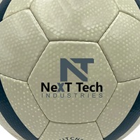 Ballon d'entraînement de football de haute qualité Next Tech Industries, en PU, avec design et logo personnalisés pour l'entraînement