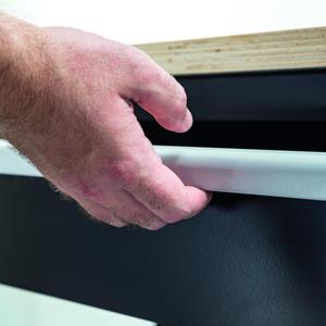 Usag Workbench with Wooden Top and 2 <b>Drawers</b> <b>Tool</b> Cabinet for Workspace Organization - Product Image 2