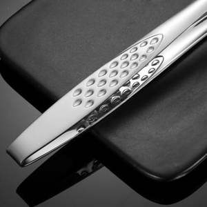 Dîner Toast Tong Couleur Argent Avec Miroir Poli Emballage Personnalisé Disponible Ustensiles De Maison Ustensiles De Cuisine En Acier Inoxydable - Product Image 6
