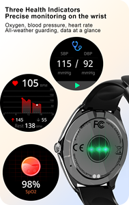 베스트셀러 ZW60 AMOLED 스마트워치 오리지널 스마트 시계 심박수 혈압 모니터 안드로이드 스마트 제품 - Product Image 6