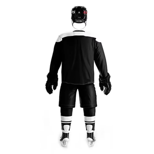 Tenues de hockey sur glace personnalisées professionnelles 2025, respirantes, séchage rapide, écologiques, 100% polyester, légères, manches longues - Product Image 4