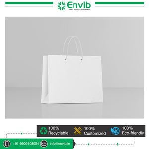 Sacs en papier kraft de luxe écologiques jetables à forte demande 50-130 GSM avec poignée torsadée Emballage alimentaire anti-graisse avec logo personnalisé - Product Image 5