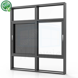 China Factory Durable Modern Florida Approval Hurricane Impact Aluminum Alloy Exterior Hotel Basement Kitchen <b>Sliding</b> Window - Product Image 3