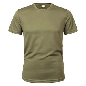 Nouveau 2025 t-shirt pour hommes col rond solide chemise à manches courtes respirant à séchage rapide chemise décontractée - Product Image 1