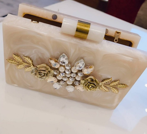 Bolso de mano creativo de resina de lujo, producto hecho a mano de alta calidad, nuevo diseño, bolso de mano de resina epoxi para mujeres y niñas - Product Image 1