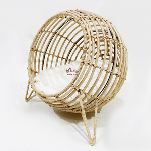 Artex Dong Thap Factory Jacinthe d'eau tissée à la main Nid confortable pour animaux de compagnie pour chats et petits animaux de compagnie - Product Image 5