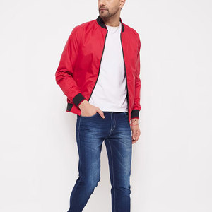 Las chaquetas Bomber de calentamiento más vendidas para hombres Ropa de invierno Chaquetas de bombardero personalizadas de color en blanco personalizadas - Product Image 5