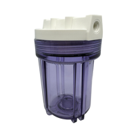 Boîtier transparent de filtre à eau de 5 pouces