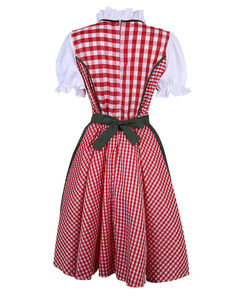 Personalizable Bavarian Dirndl Dress Adultos Tradicional Alemán Oktoberfest Mujeres Top Largo Tradicional Alemán Oktoberfest Dirndl - Product Image 4