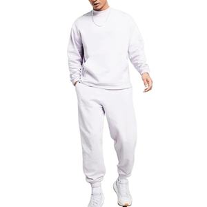 2025 chándales deportivos informales de alta calidad para hombres, forro polar de gran tamaño con hombros descubiertos con logotipo impreso de talla grande, servicio OEM - Product Image 1