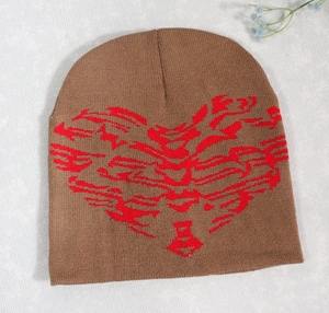 Personalized Simple Black Beanie <b>Hat</b> <b>Winter</b> Cuff with Letter Print for Men & Women Warm Knitted Beanie <b>Hat</b> - Product Image 6