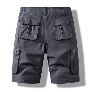 Shorts cargo de sport pour homme, style streetwear, grande taille, en coton respirant, séchage rapide, coupe-vent, taille élastique, pour la course et la gym - Product Image 6