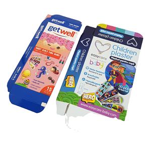 Boîtes de pansements écologiques et recyclables avec laminage mat, gaufrage et revêtement UV - Product Image 2