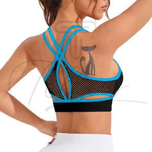 Sujetador Deportivo de Yoga de Alta Sujeción, Moderno, con Tirantes Ajustables a Rayas, Transpirable, de Secado Rápido, Elástico en Cuatro Direcciones, Sin Costuras, Personalizable en la Parte Delantera - Product Image 6