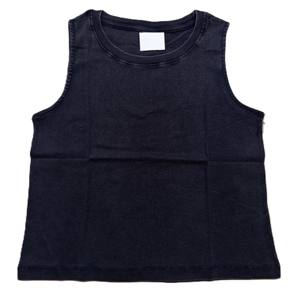 Gym Wear Tank Top Sport O-cuello Poliéster Acanalado Tank Tops para Mujer - Product Image 1