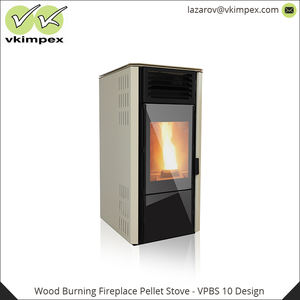 Poêle à granulés pour cheminée à bois de 10kw, Design moderne, efficacité de chauffage, avec veste d'air, au meilleur prix - Product Image 4