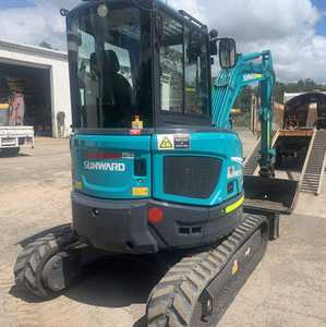 Utilisé pour la mini-pelle Sunward SWE35UF, poids opérationnel de 3 tonnes, moteur Yanmar pour les travaux de terrassement, disponible - Product Image 4