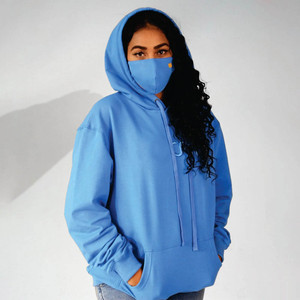 Sweat à capuche intérieur de luxe doublé en satin pour hommes 100% coton de haute qualité brodé avec logo personnalisé poids lourd pour l'hiver - Product Image 6