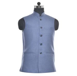 Sky Blue Mens <b>Waist</b> <b>Coat</b> Elegant Design for Weddings Parties Corporate Functions and Professional Wear Available for Best Price - Product Image 1